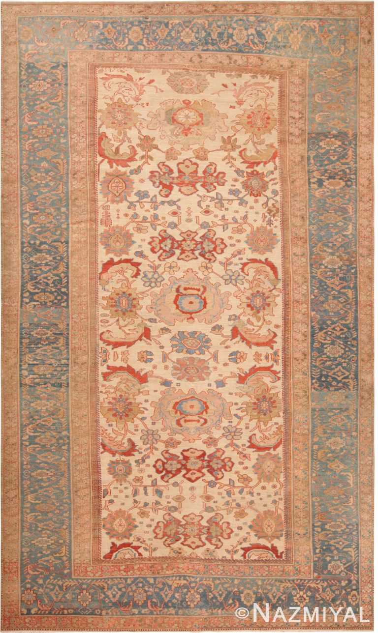 Breathtaking Antique Sultanabad Persian Rug 70341 by Nazmiyal Antique Rugs