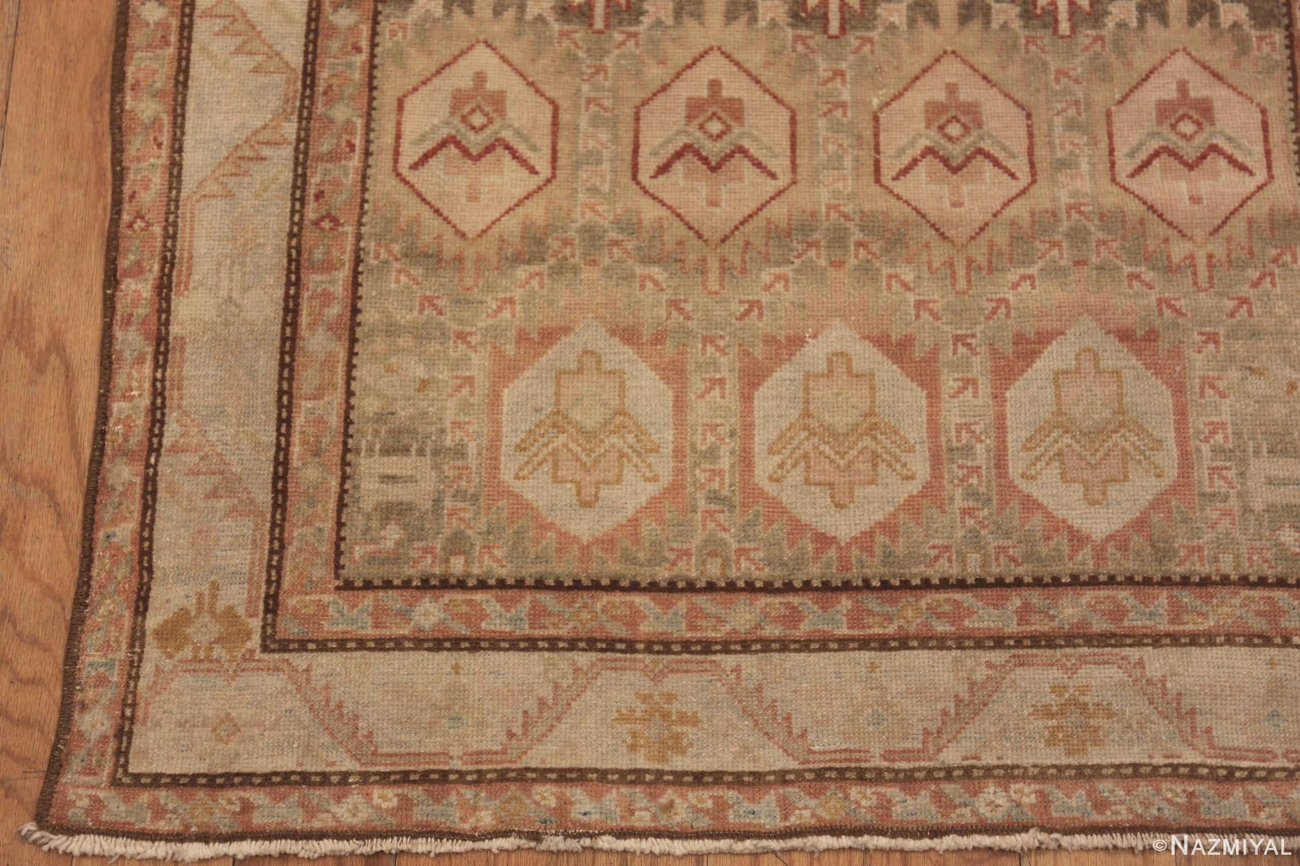 Corner Of Antique East Turkestan Khotan Runner 71446 by Nazmiyal Antique Rugs
