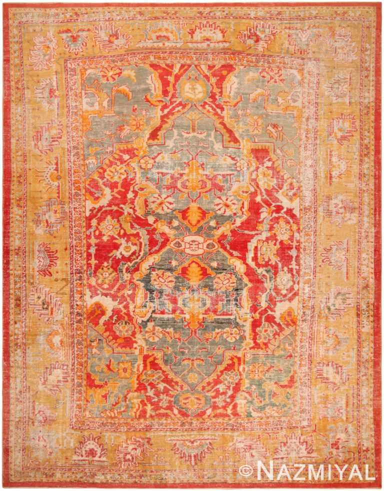 Large Antique Turkish Ghiordes Rug 71453 by Nazmiyal Antique Rugs