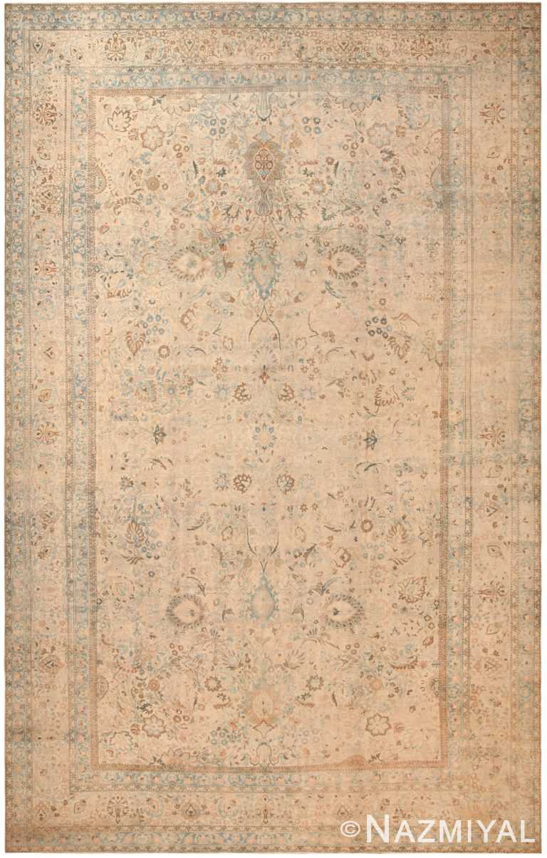 Oversized Antique Persian Khorassan Rug 71477 by Nazmiyal Antique Rugs