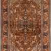 Animal Design Vintage Persian Silk Qum Rug 71522 by Nazmiyal Antique Rugs