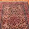 Detail Of Marvelous Antique Persian Isfahan Rug 71117 by Nazmiyal Antique Rugs