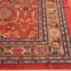 Detail Of Antique Sickle Leaf Design Persian Sultanabad Area Rug 71099 by Nazmiyal Antique Rugs