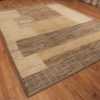 Side Of Geometric Brown Tones Modern Moroccan 61002 by Nazmiyal Antique Rugs