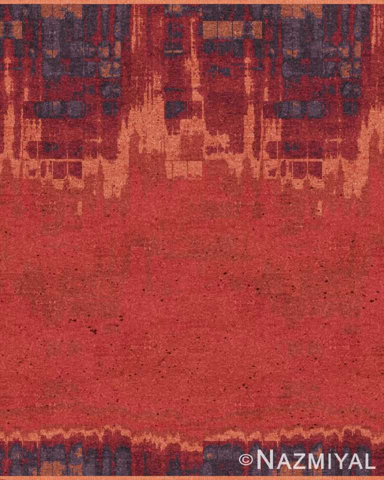 Abstract Modern Transitional Rug 61024 by Nazmiyal Antique Rugs