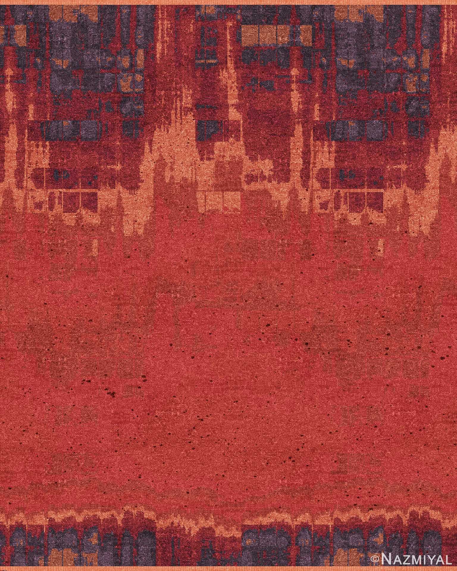 Abstract Modern Transitional Rug 61024 by Nazmiyal Antique Rugs