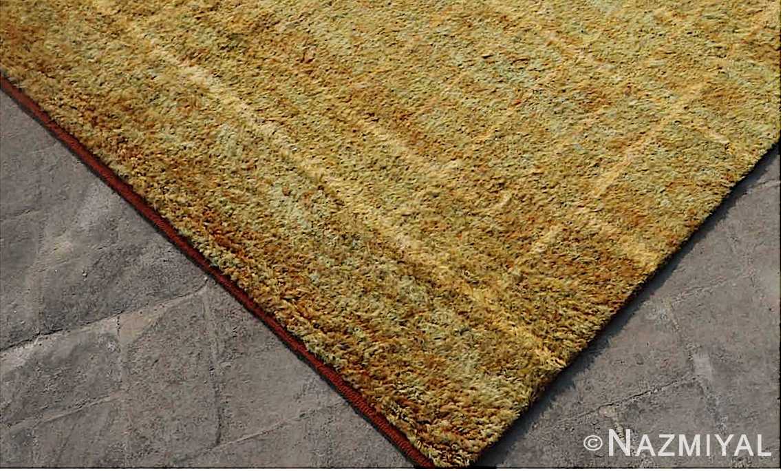 Corner Of Textured Modern Transitional Rug 61037 by Nazmiyal Antique Rugs