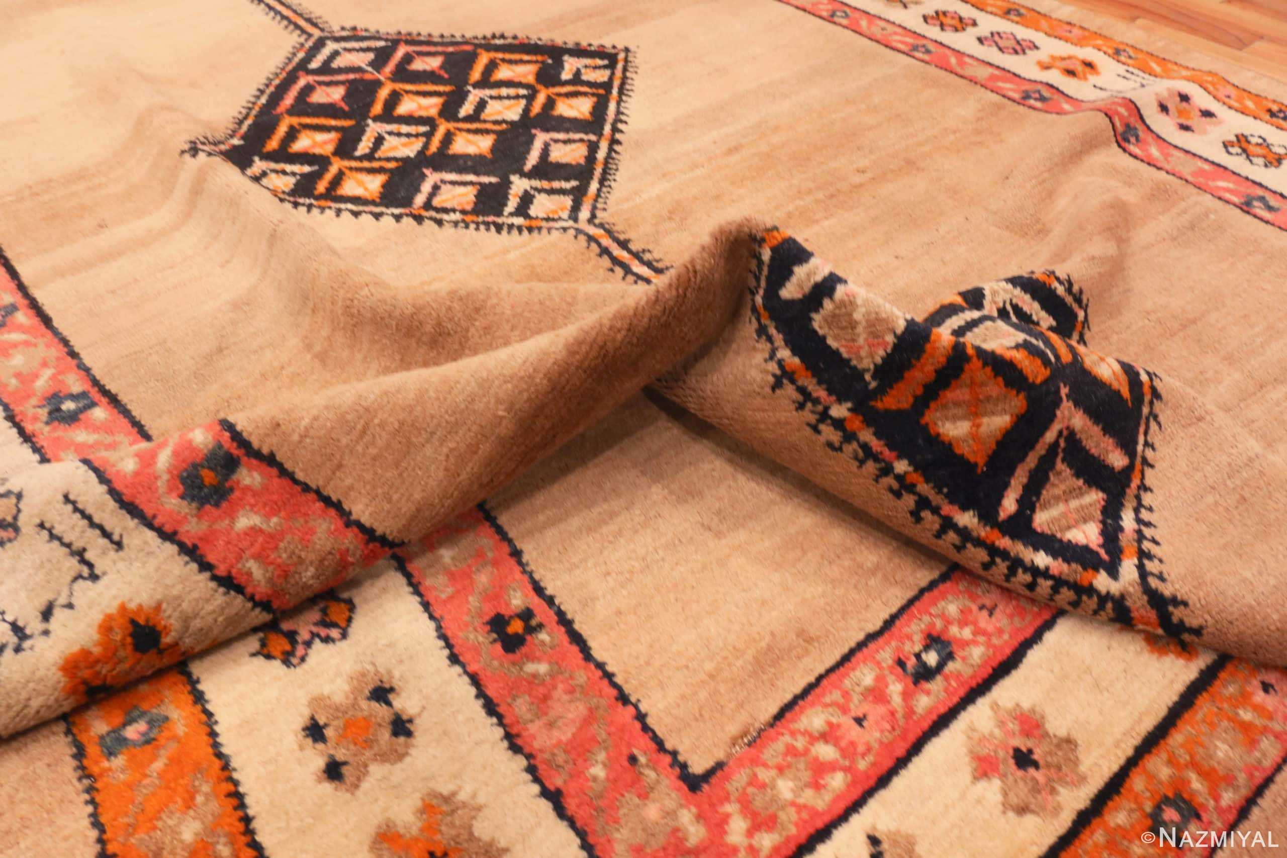 Pile Of Antique Persian Serab Camel Hair Rug 71123 by Nazmiyal Antique Rugs