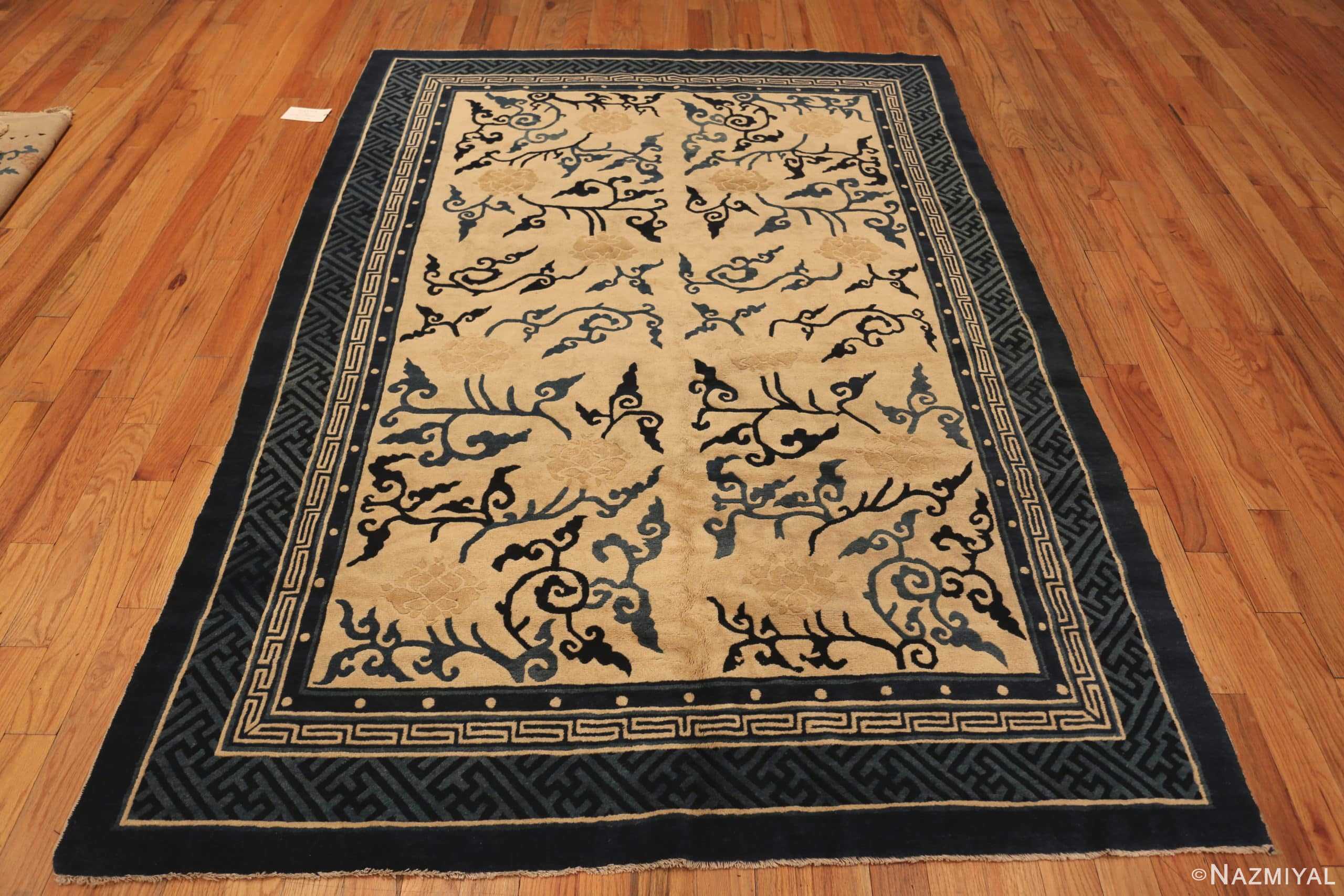 Whole View Of Antique Chinese Peking Rug 71496 by Nazmiyal Antique Rugs