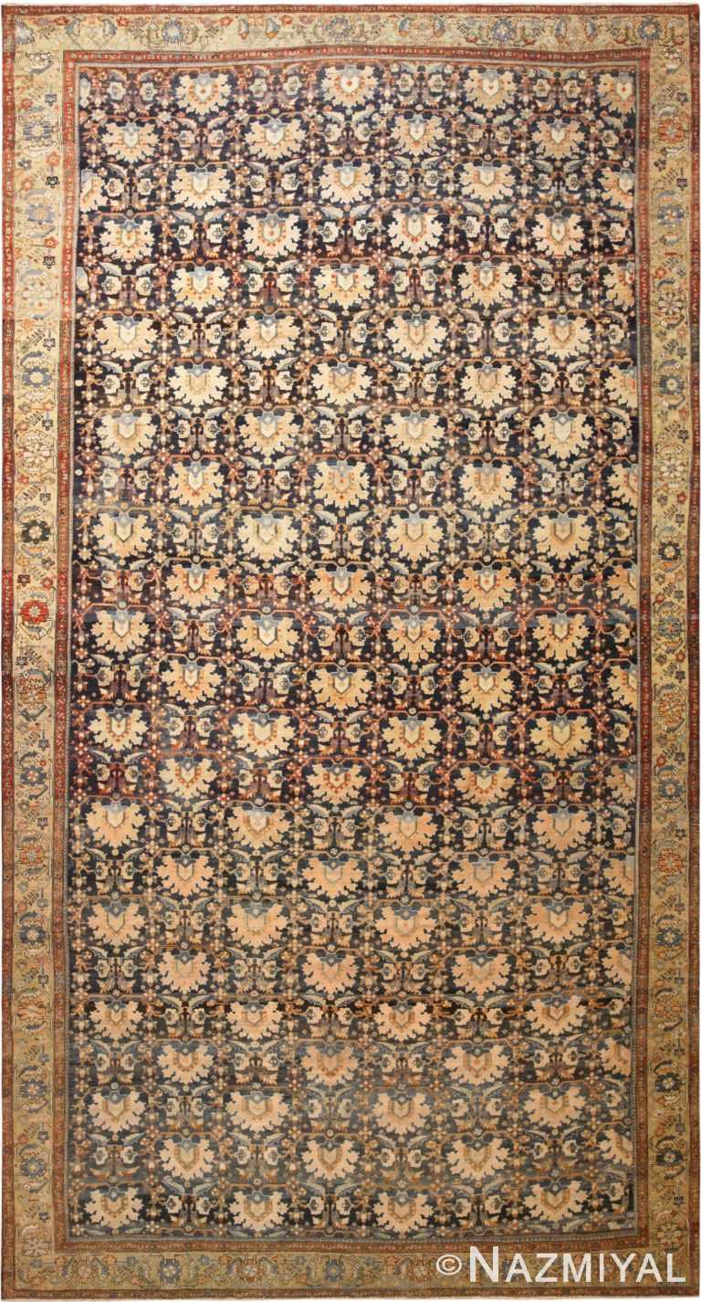 Oversized Antique Persian Malayer Rug 71133 by Nazmiyal Antique Rugs