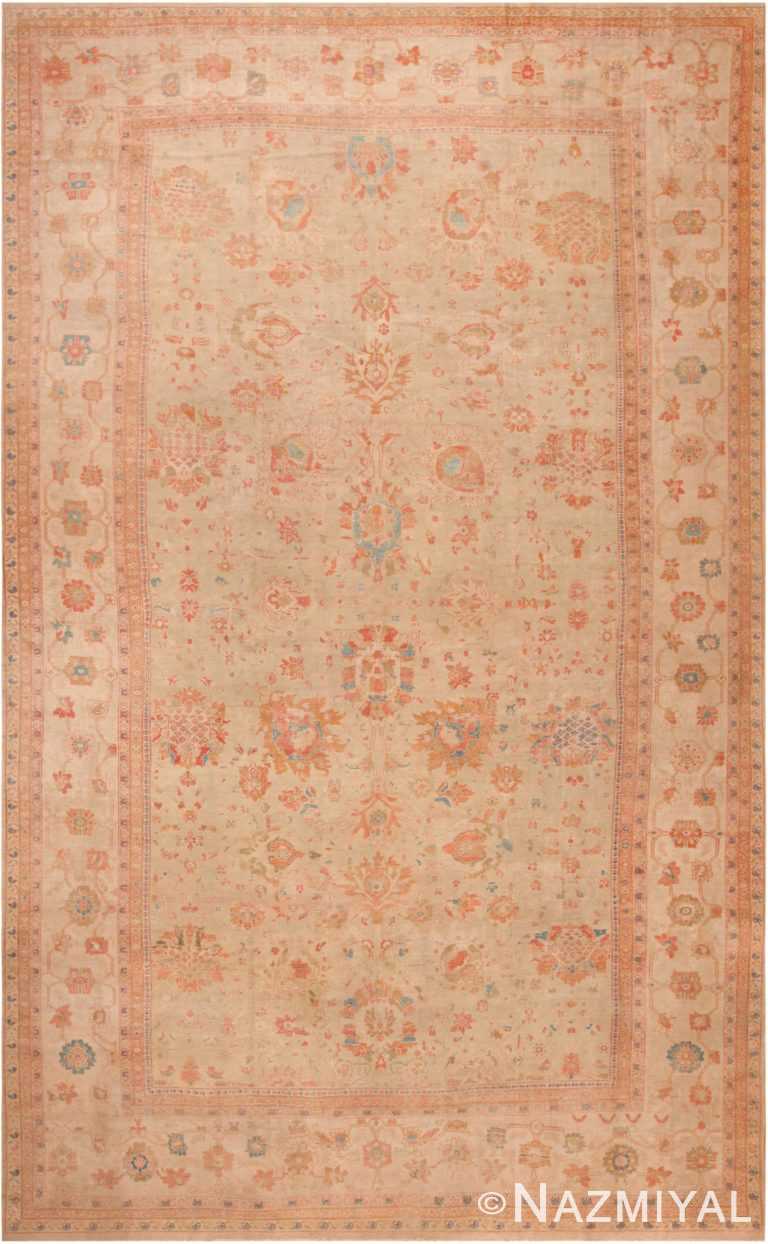 Oversized Antique Persian Sultanabad Rug 71305 by Nazmiyal Antique Rugs