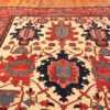 Top Of Antique Persian Heriz Area Rug 71660 by Nazmiyal Antique Rugs