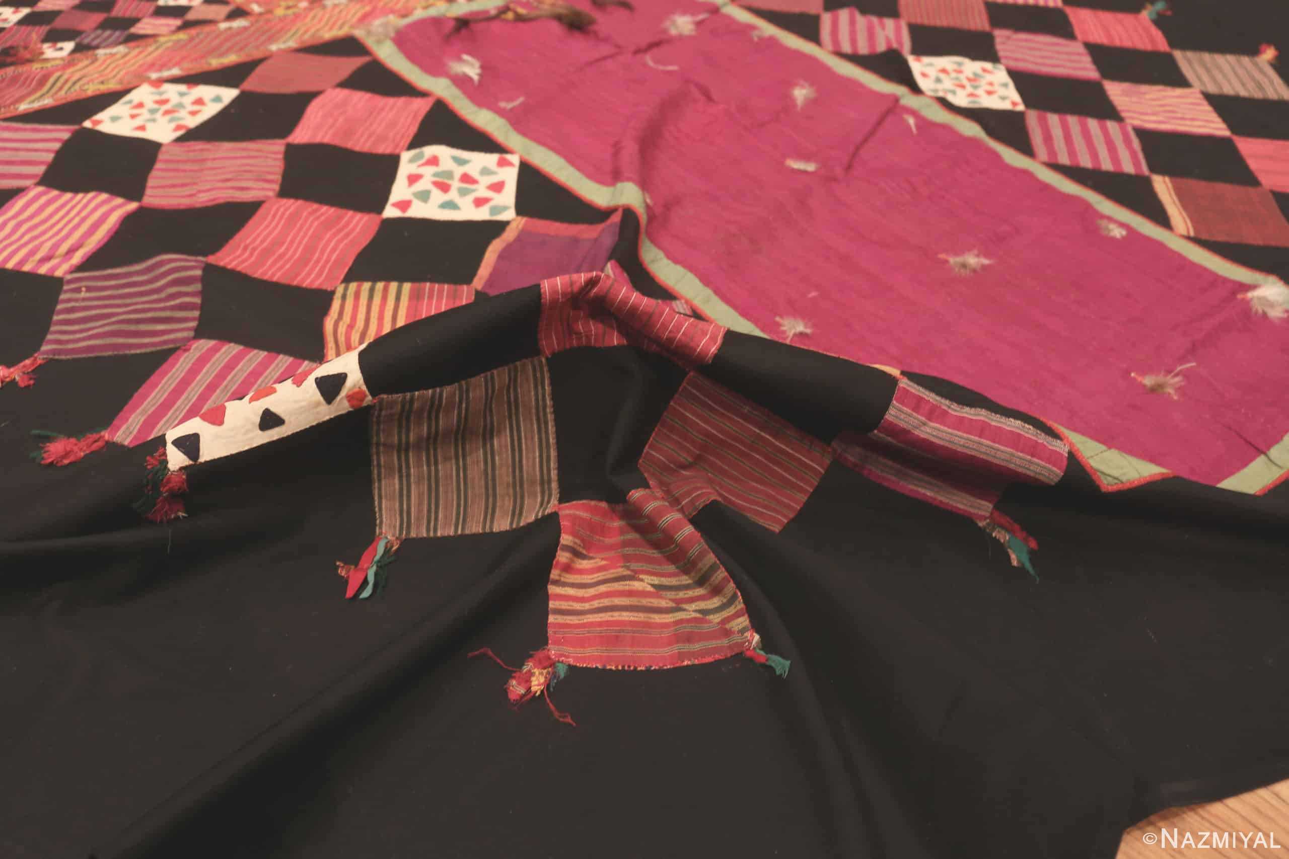 Pile Of Antique Uzbekistani Horse Cover Textile 46141 by Nazmiyal Antique Rugs