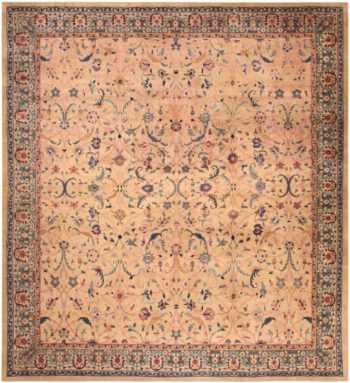Large Antique Indian Agra Area Rug 50457 by Nazmiyal Antique Rugs