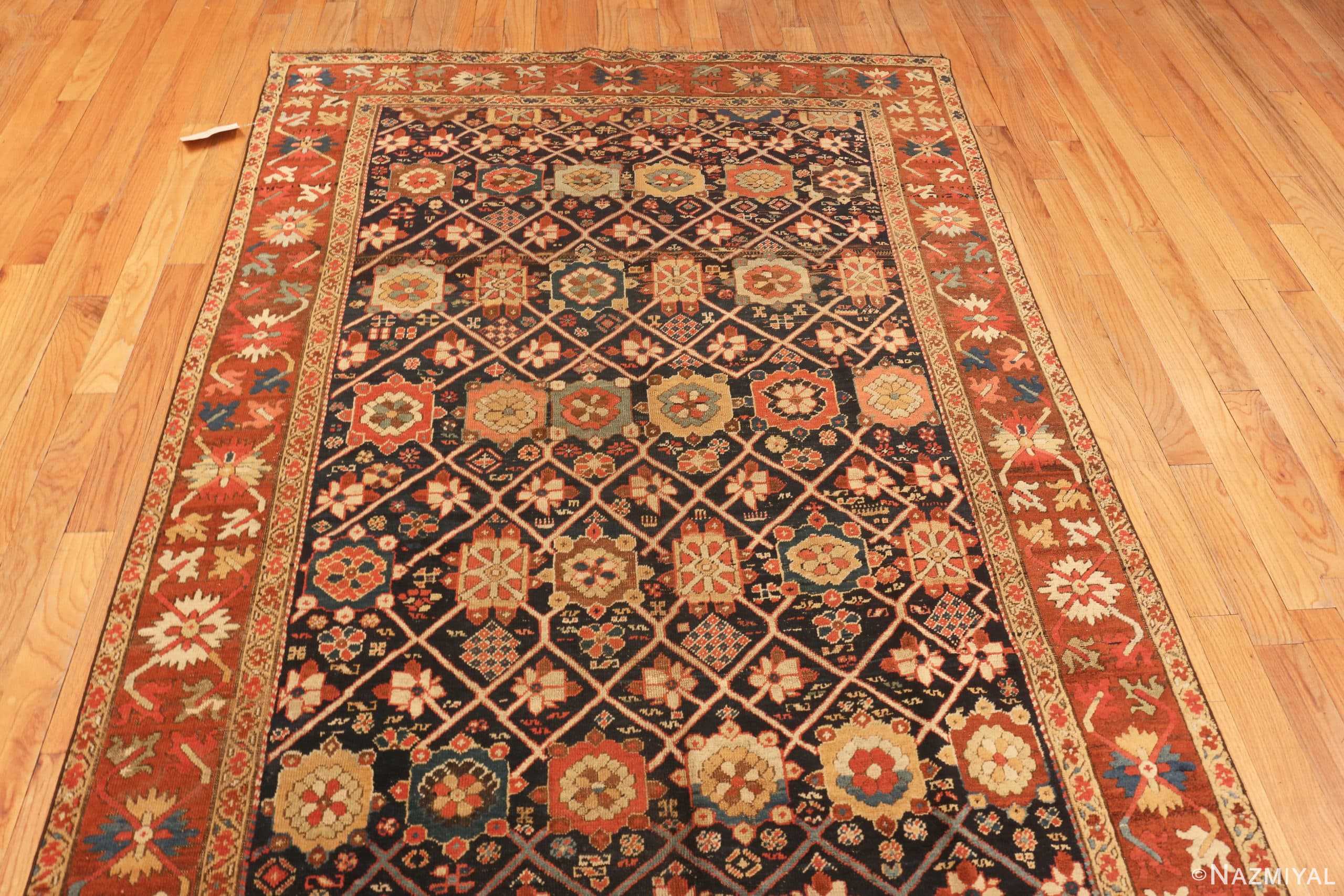 Detail Of Antique Tribal Northwest Persian Gallery Size Rug 49161 by Nazmiyal Antique Rugs