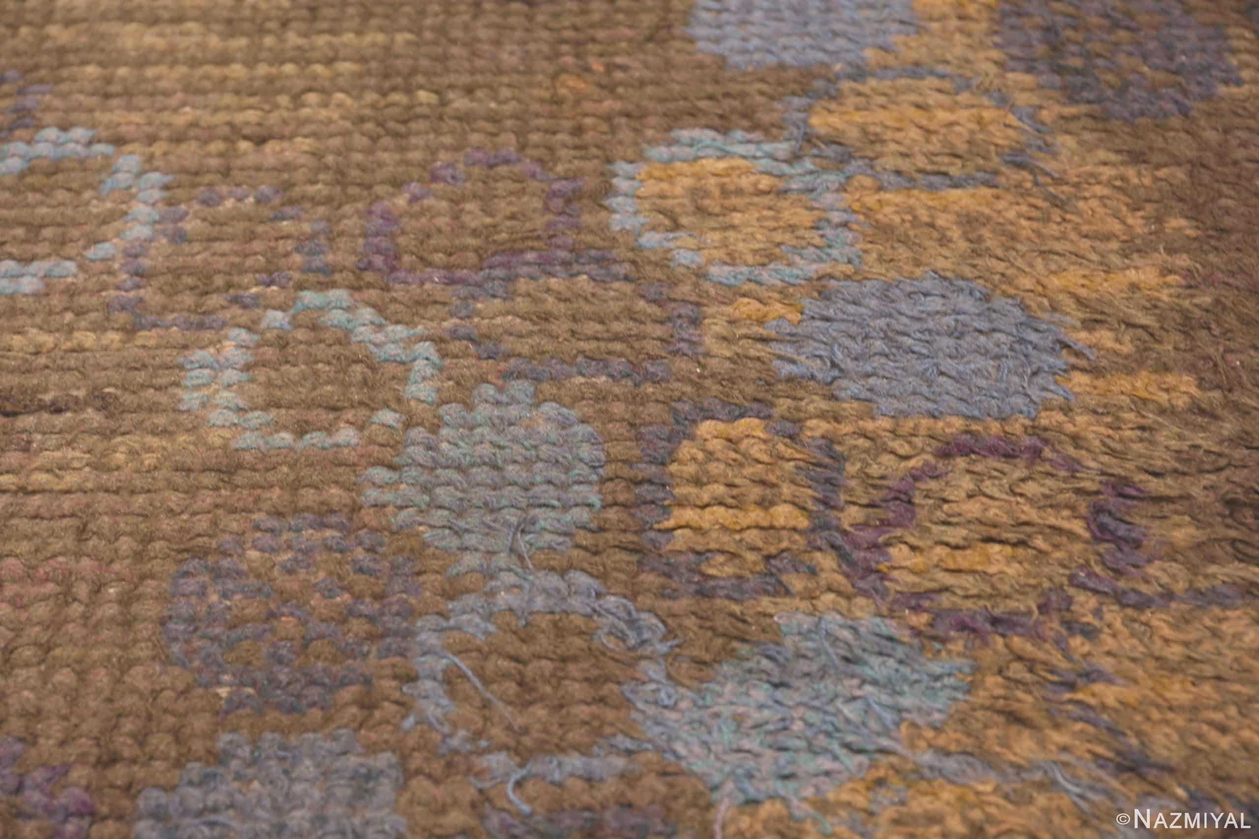 Detail Of Vintage Scandinavian Carpet By Marta Maas Fjetterstrom 48544 by Nazmiyal Antique Rugs