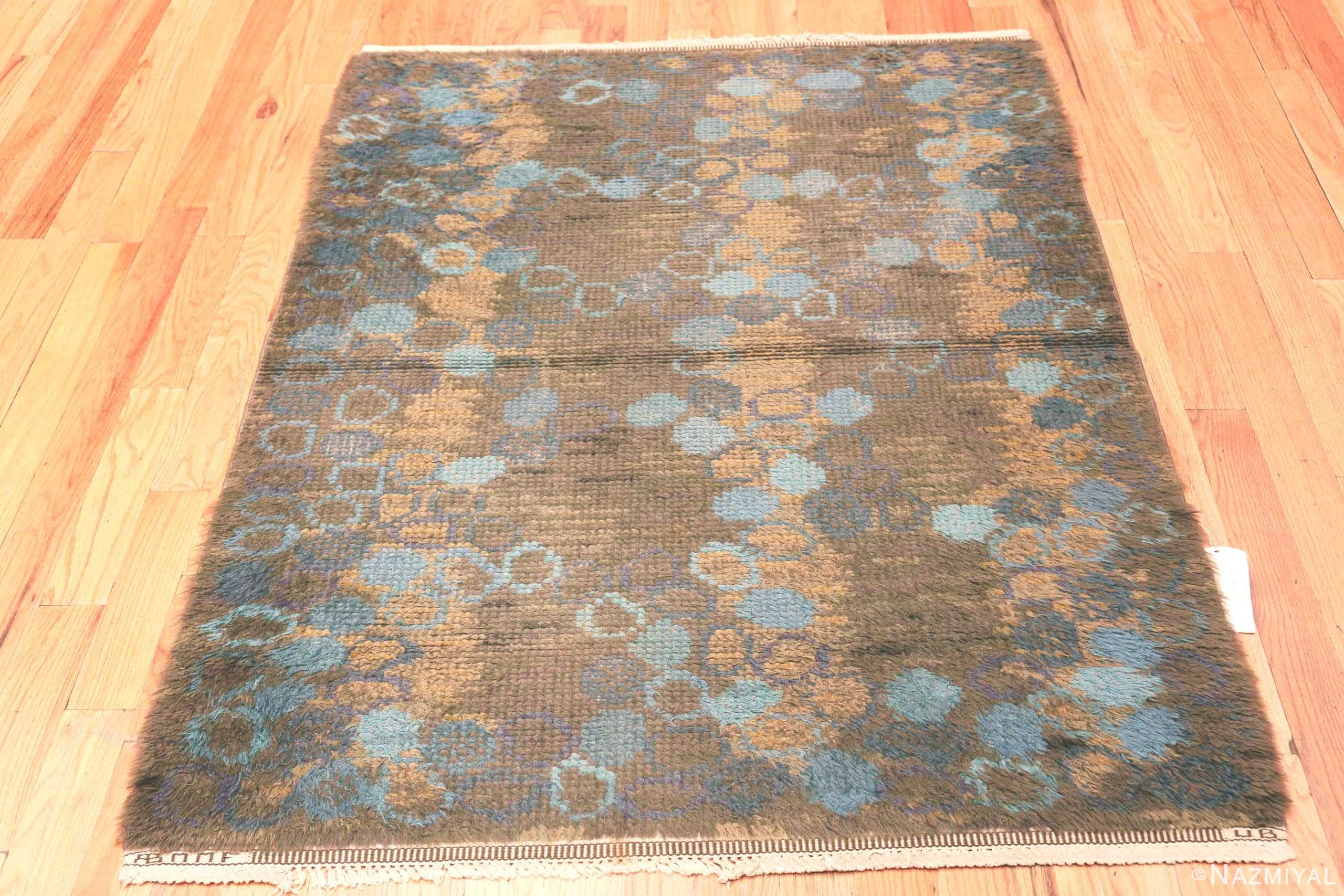 Whole View Of Vintage Scandinavian Carpet By Marta Maas Fjetterstrom 48544 by Nazmiyal Antique Rugs