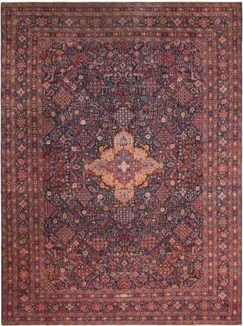 Large Antique Persian Senneh Area Rug 71301 by Nazmiyal Antique Rugs
