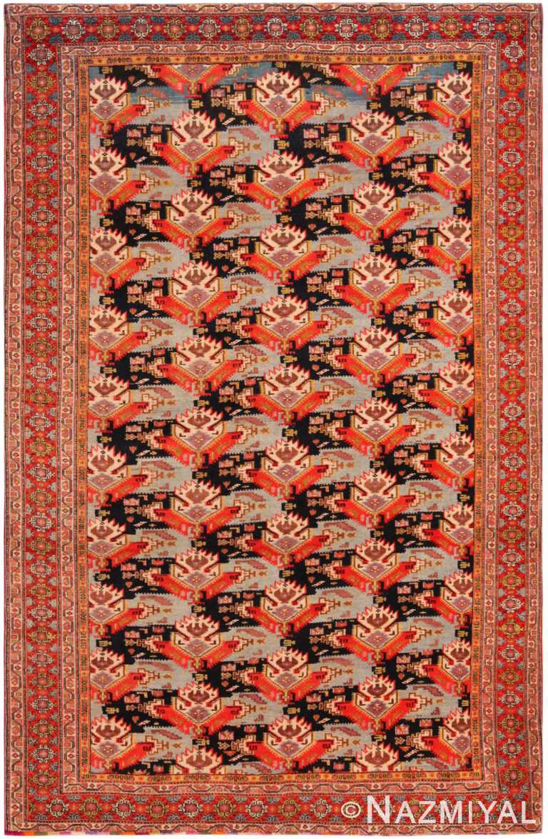 Antique Persian Senneh Rug 71792 by Nazmiyal Antique Rugs