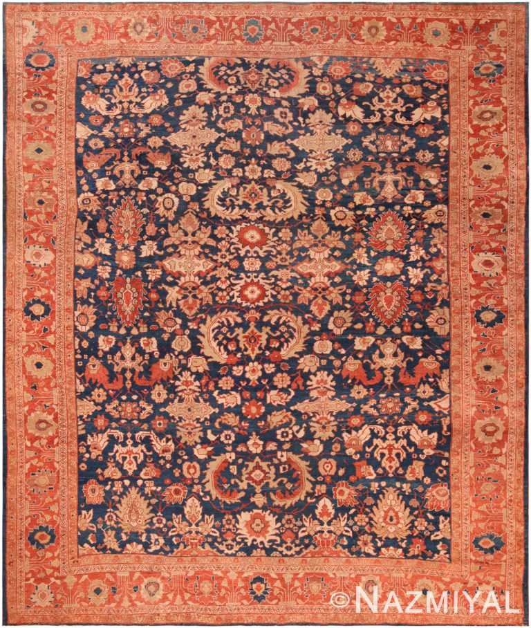 Antique Persian Sultanabad Rug 71808 by Nazmiyal Antique Rugs