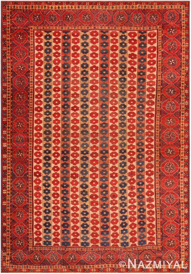 Antique Afghan Beshir Ersari Rug 71313 by Nazmiyal Antique Rugs