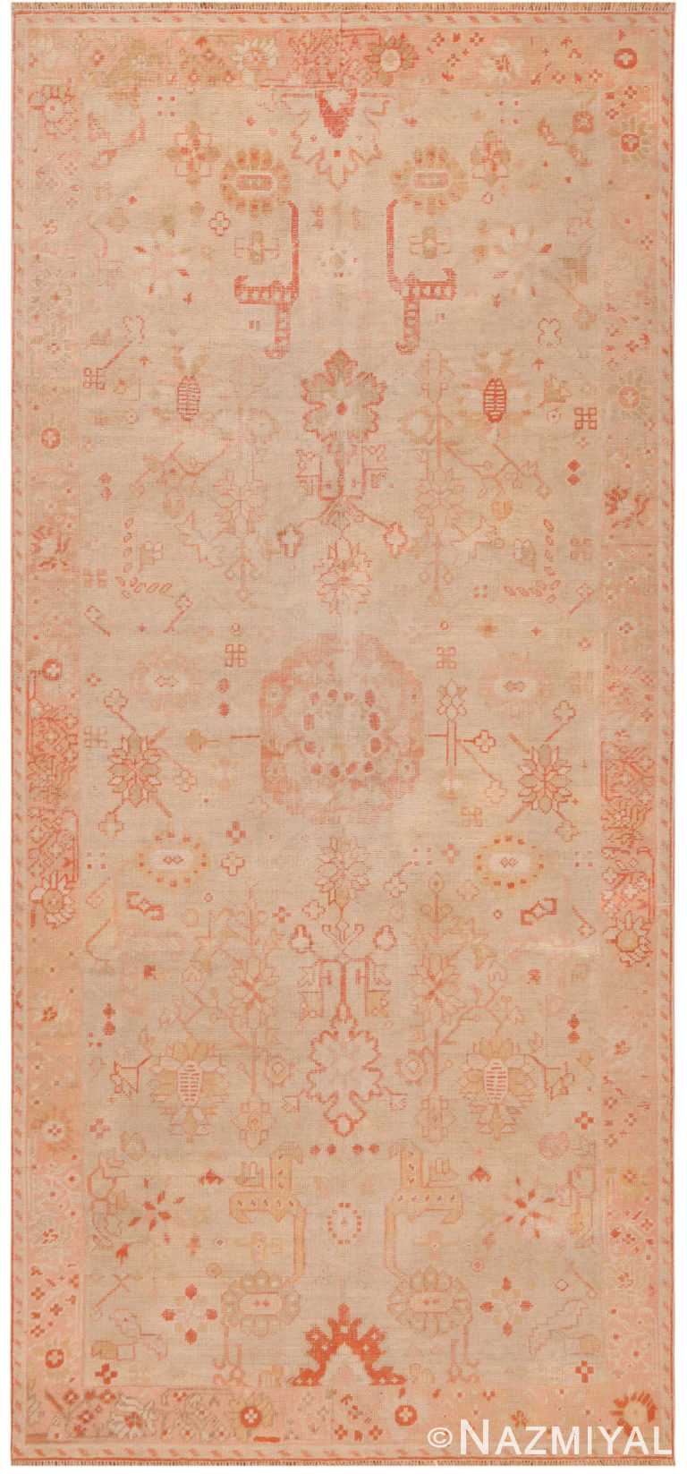 Antique Turkish Ghiordes Gallery Size Rug 71699 by Nazmiyal Antique Rugs