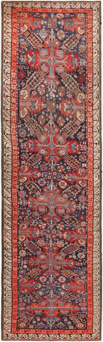 Antique Caucasian Seychour Runner Rug 70914 by Nazmiyal Antique Rugs