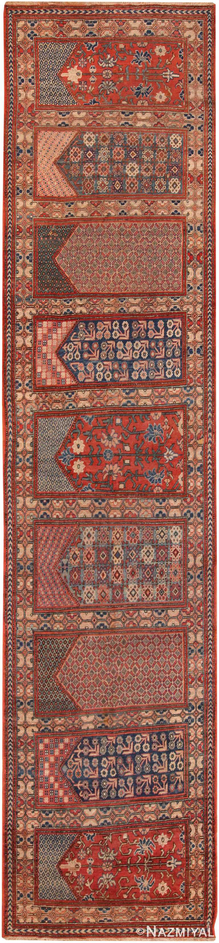Large Antique East Turkistan Khotan Saf Prayer Rug 71584 by Nazmiyal Antique Rugs