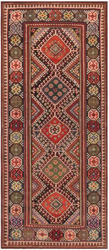 Antique Caucasian Kazak Tribal Rug 72044 by Nazmiyal Antique Rugs