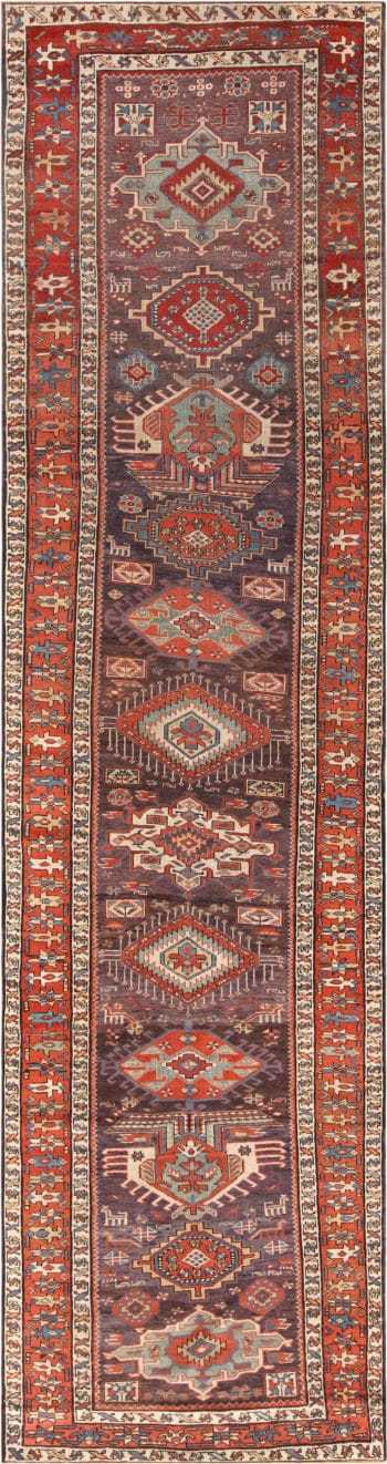 Antique North West Persian Tribal Runner Rug 72110 by Nazmiyal Antique Rugs