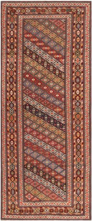 Antique Persian Kurdish Runner Rug 72043 by Nazmiyal Antique Rugs