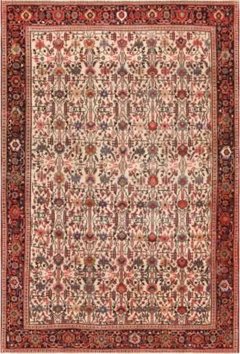 Antique Persian Sarouk Farahan Rug 72115 by Nazmiyal Antique Rugs