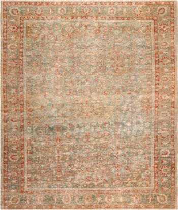 Antique Persian Sultanabad Area Rug 72118 by Nazmiyal Antique Rugs