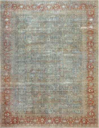 Large Antique Persian Tabriz Cotton Highlights Rug 72116 by Nazmiyal Antique Rugs