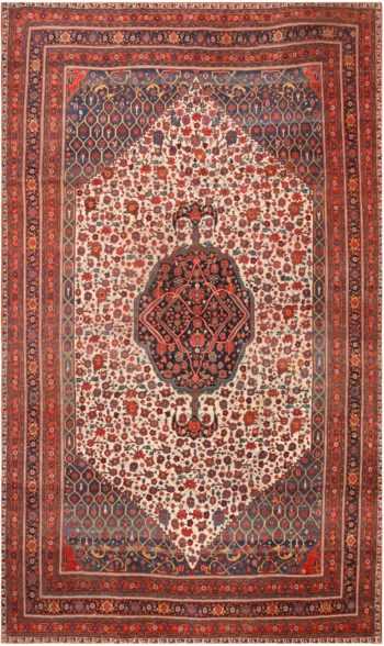 Oversized Antique Persian Bidjar Rug 72040 by Nazmiyal Antique Rugs