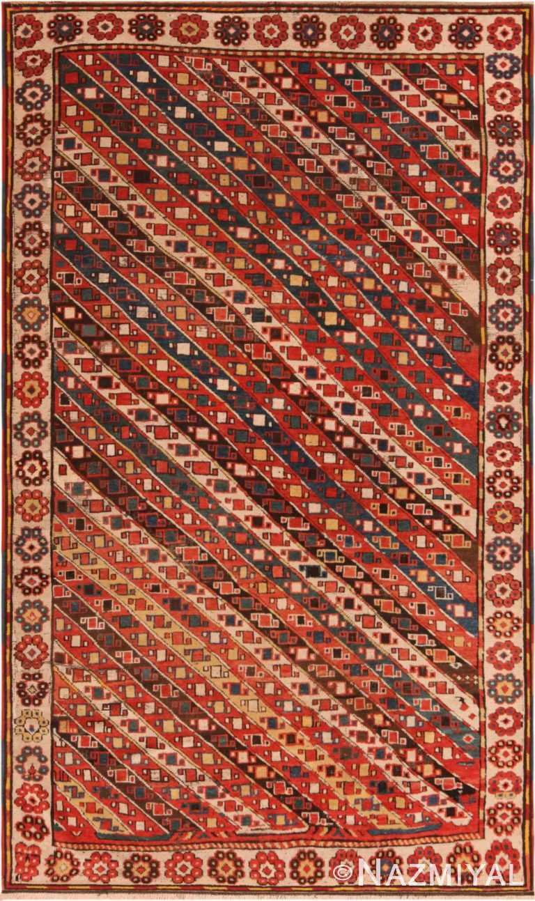 Antique Caucasian Kazak Rug 71963 by Nazmiyal Antique Rugs