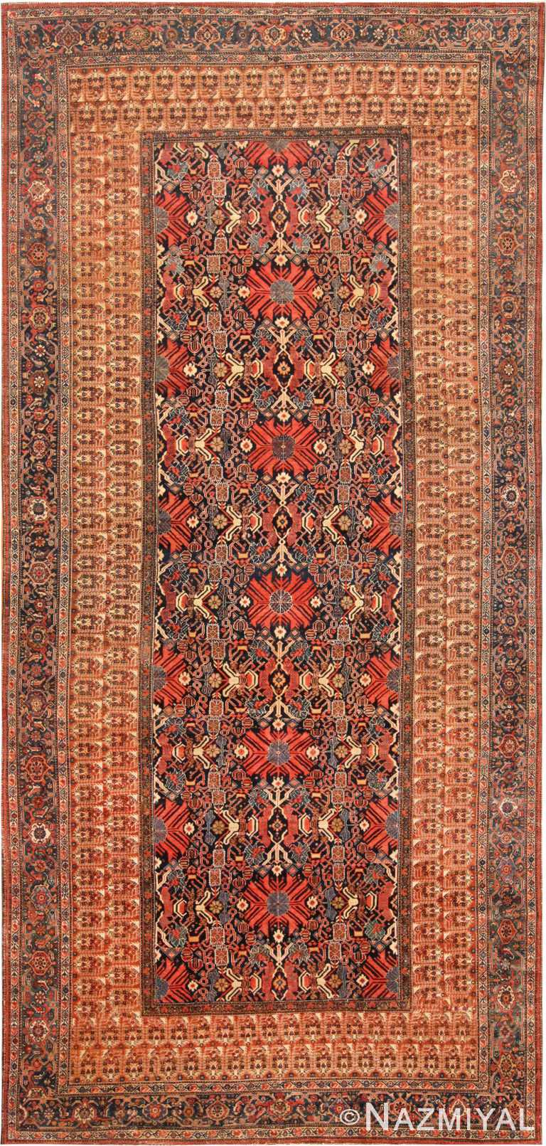 Antique Persian Farahan Rug 71990 by Nazmiyal Antique Rugs