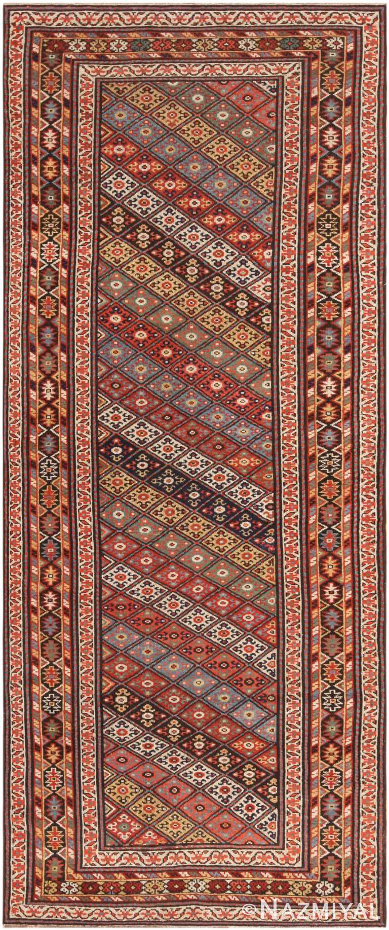 Antique Persian Kurdish Runner Rug 72043 by Nazmiyal Antique Rugs