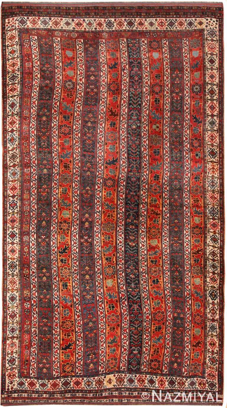 Antique Persian Qashqai Rug 71995 by Nazmiyal Antique Rugs