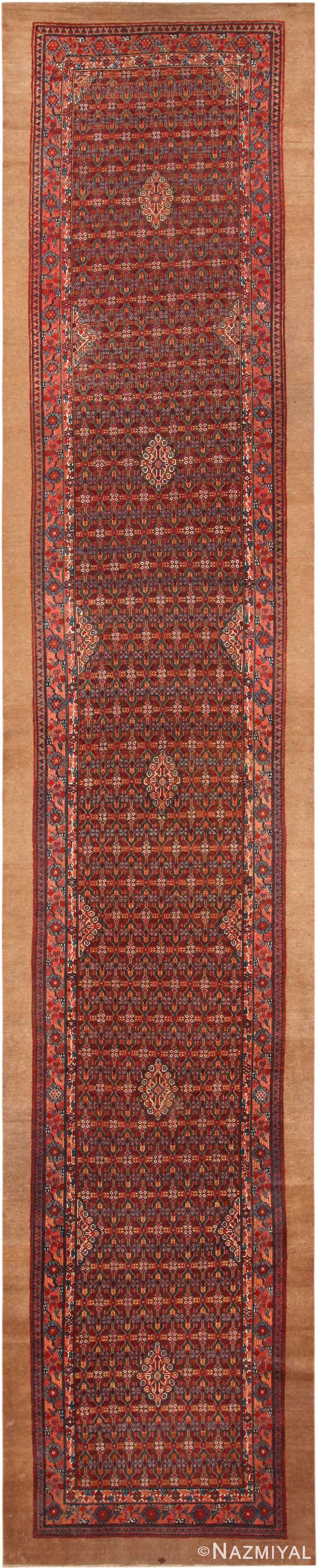 Antique Persian Serab Runner Rug 72042 by Nazmiyal Antique Rugs