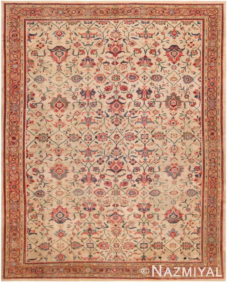 Antique Persian Sultanabad Rug 72081 by Nazmiyal Antique Rugs