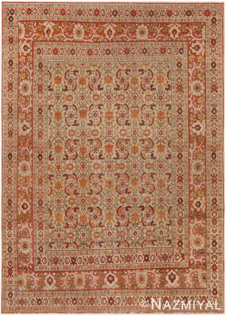 Antique Persian Tabriz Rug 72041 by Nazmiyal Antique Rugs