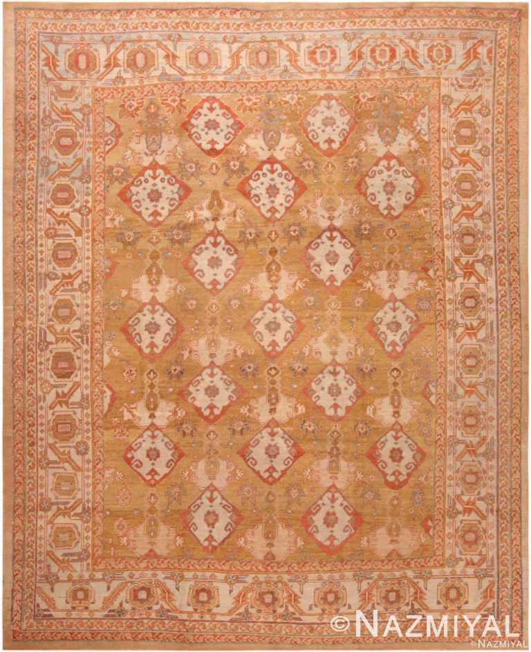 Room Size Antique Persian Bakshaish Rug 71952 by Nazmiyal Antique Rugs