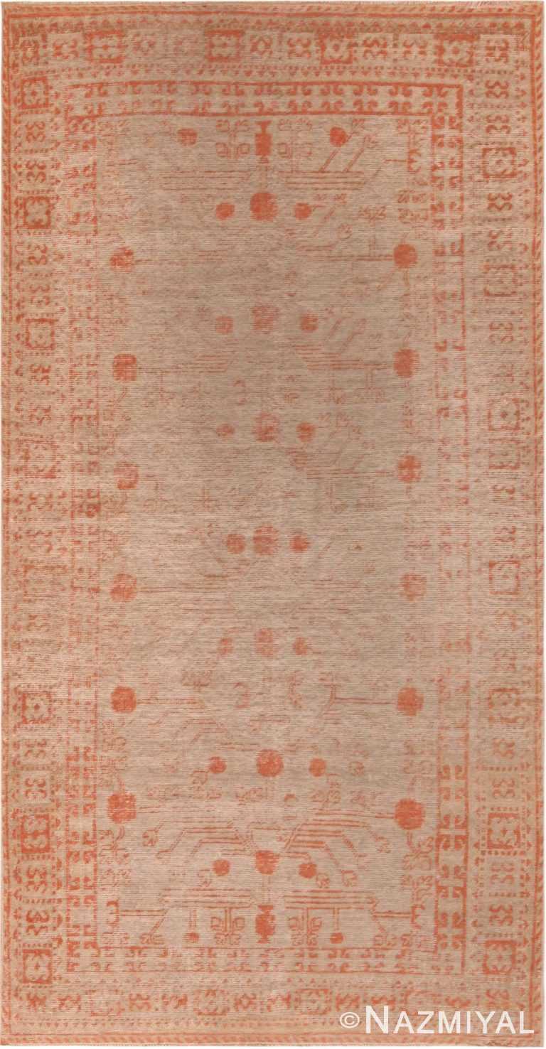 Small Antique East Turkestan Khotan Rug 71746 by Nazmiyal Antique Rugs