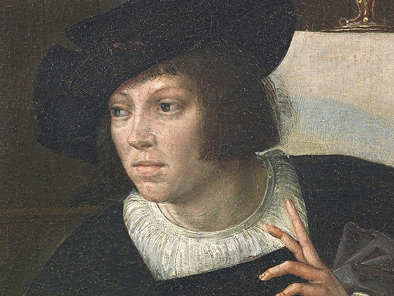 Self Portrait Of Bernard Van Orley by Nazmiyal Antique Rugs