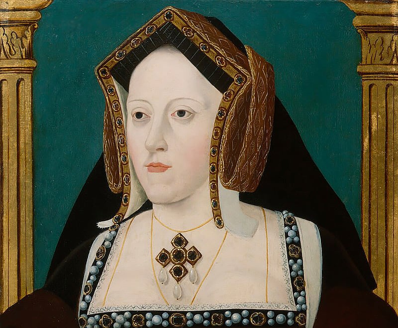 Catherine of Aragon Portrait by Nazmiyal Antique Rugs