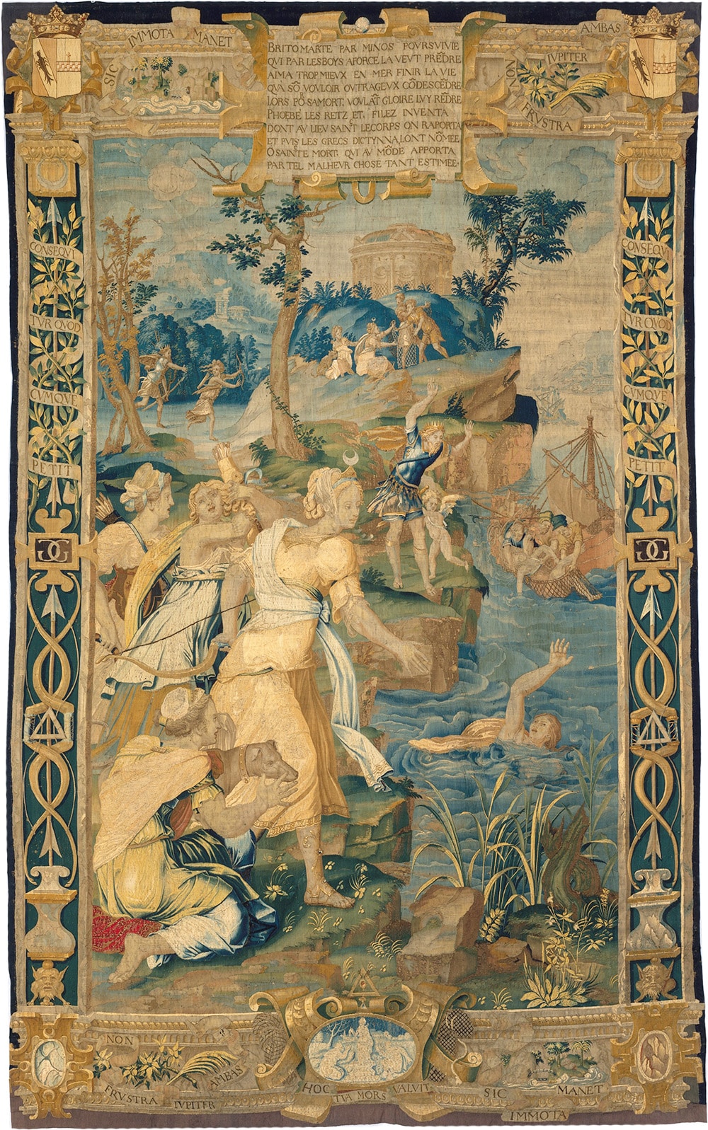 Met Museum Story Of Diana Chateau Of Anet Tapestry by Nazmiyal Antique Rugs