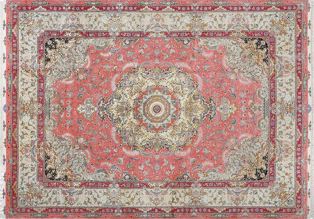 Vintage Persian Tabriz Rug #51032 by Nazmiyal Antique Rugs