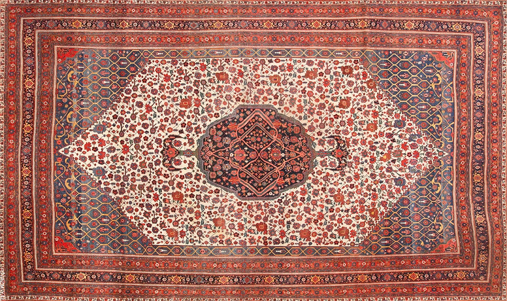 Antique Persian Bidjar Rug #72040 by Nazmiyal Antique Rugs