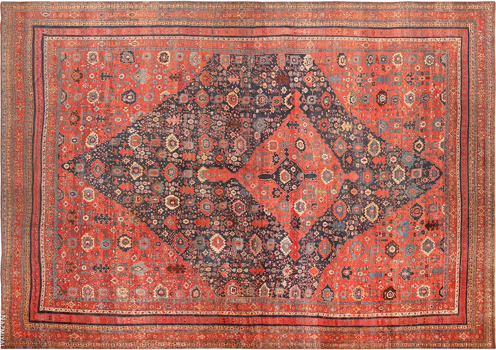 Antique Persian Bidjar Rug #71773 by Nazmiyal Antique Rugs